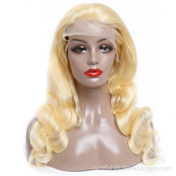 613 ombre blond dark brown honey roots straight virgin indian brazilian human hair transparent frontal full lace wigs